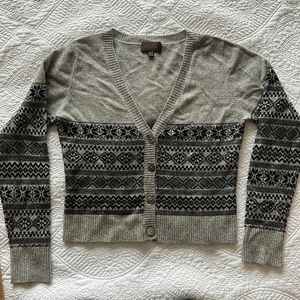 PURE Collection fair isle cardigan